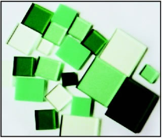 Heidi Grace - wood acrylic mosaics  (sold in 3's)